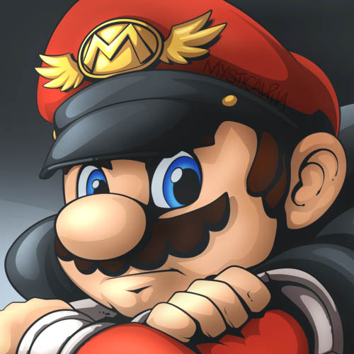 Mario as M Bison