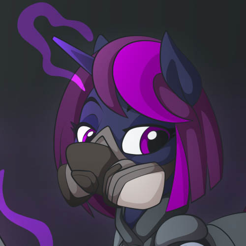 Purple Pony OC gun